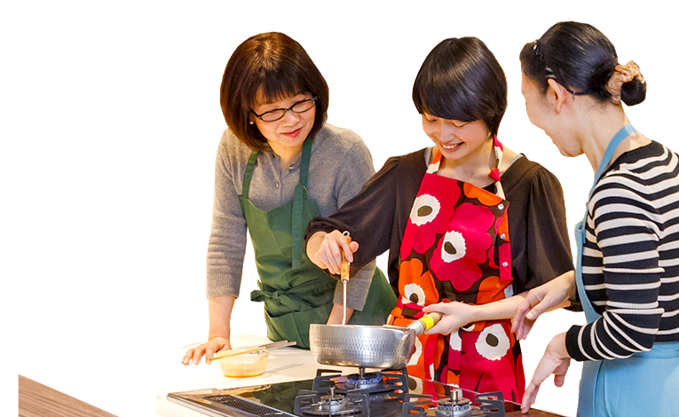 西部ガスショールームヒナタ福岡 料理風景